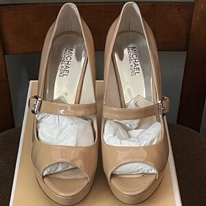 Michael Kors Nude Heels - Size 8 1/2